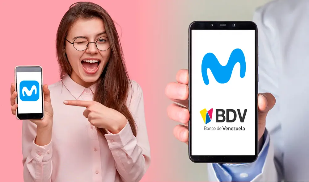 Si todavía no sabes cómo recargar saldo en Movistar, te contamos que puedes realizar esto por medio del Banco de Venezuela. Foto: composición LR/Freepik/Movistar/Freepik/Banco de Venezuela