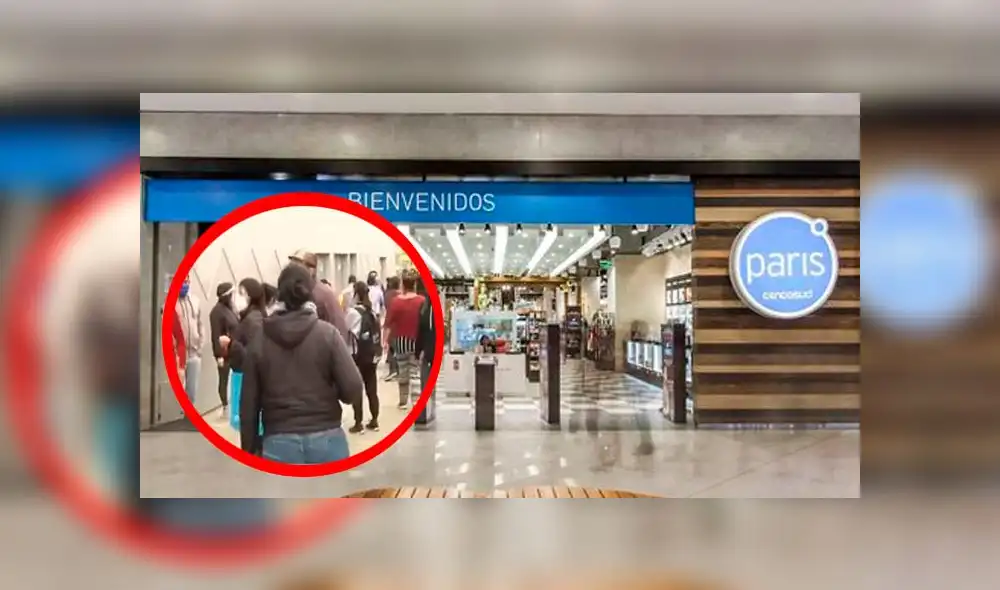 Aglomeraciones en exteriores de Tienda París. Créditos; Composición. Aglomeraciones en exteriores de Tienda París. Créditos; Composición.