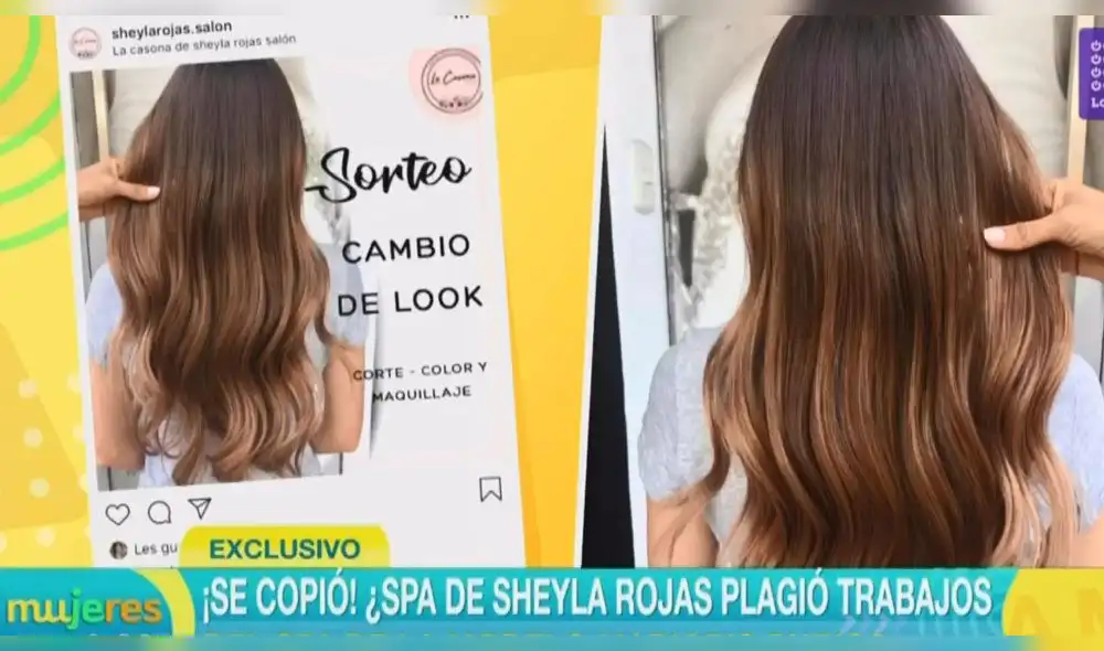 Sheyla Rojas en escándalo por plagio de trabajos en salón de belleza