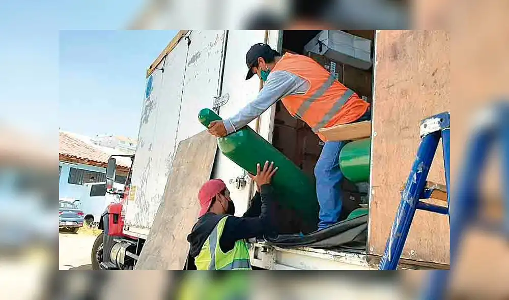 observación. Compraron balones de oxígeno defectuosos.