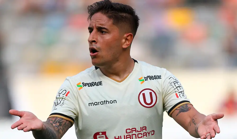 Hohberg aclara el polémico gesto que tuvo tras su último gol con Universitario Hohberg aclara el polémico gesto que tuvo tras su último gol con Universitario