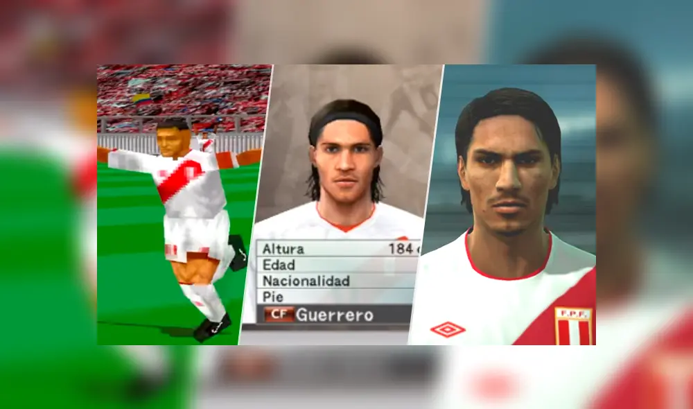 Selección peruana: La evolución física de los futbolistas de Perú en PES Selección peruana: La evolución física de los futbolistas de Perú en PES