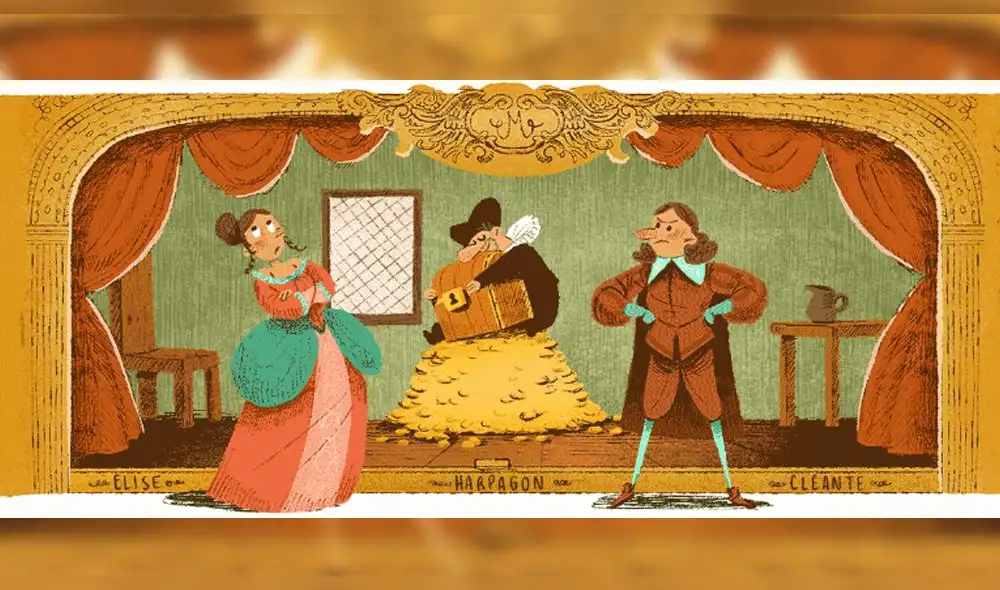 Molière: el mejor autor de comedia dramática fue homenajeado por Google con un Doodle [FOTOS]