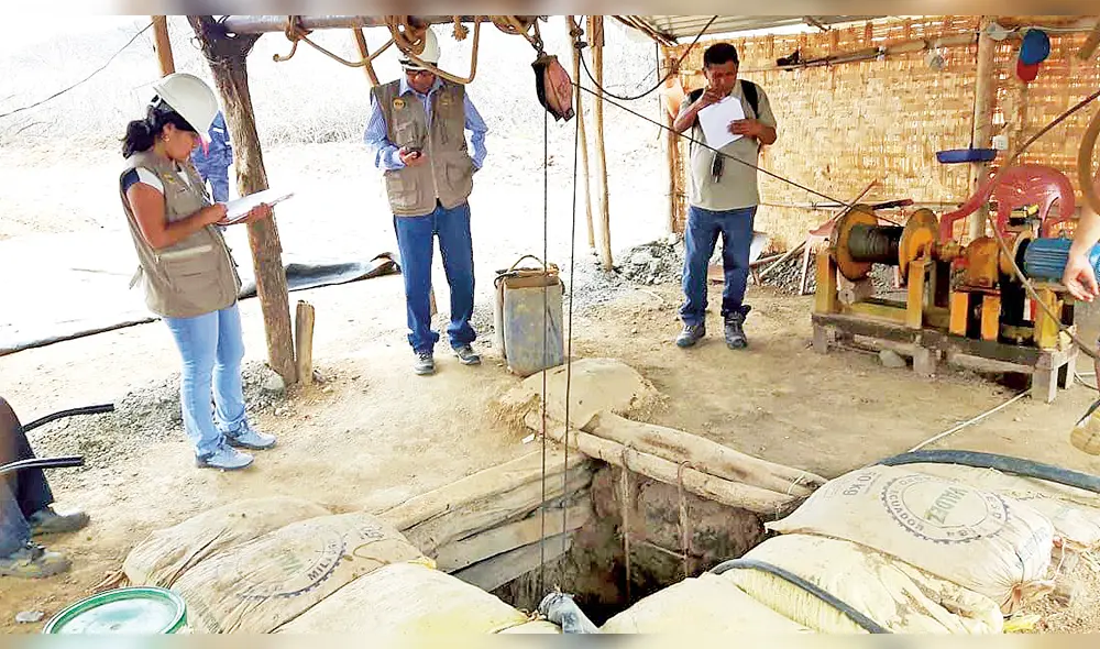 Minería ilegal en Piura.
