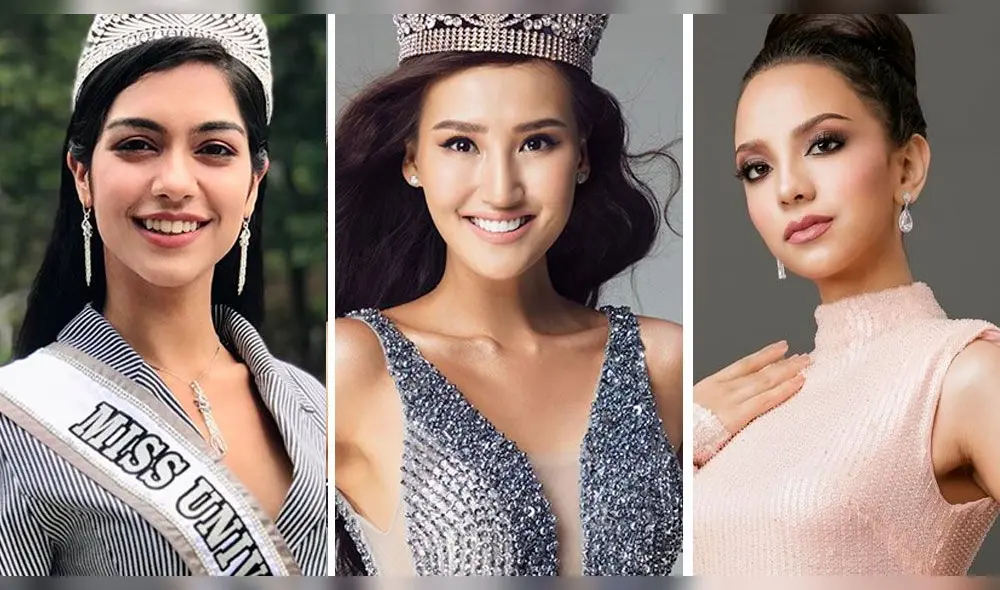 Shweta Sekhon, Gunzaya Victoria y  Pradeepta Adhikari disputan la corona de Miss Universo 2019.