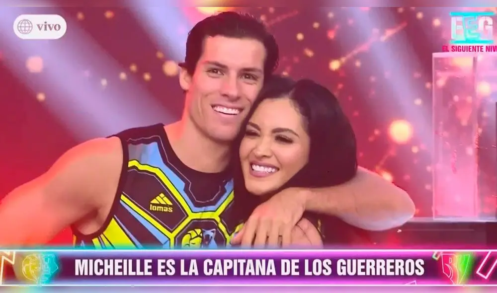 Michelle Soifer y Patricio Parodi son los capitanes de Los guerreros  Foto: captura