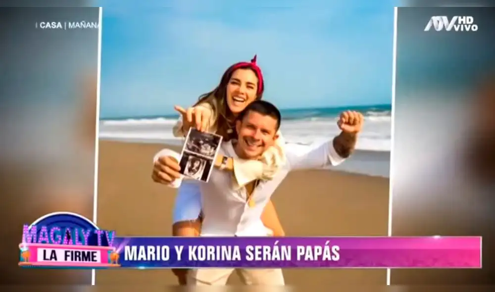 Magaly Medina felicita a Mario Hart y Korina Rivadeneira por embarazo. Foto: Captura Magaly Medina felicita a Mario Hart y Korina Rivadeneira por embarazo. Foto: Captura