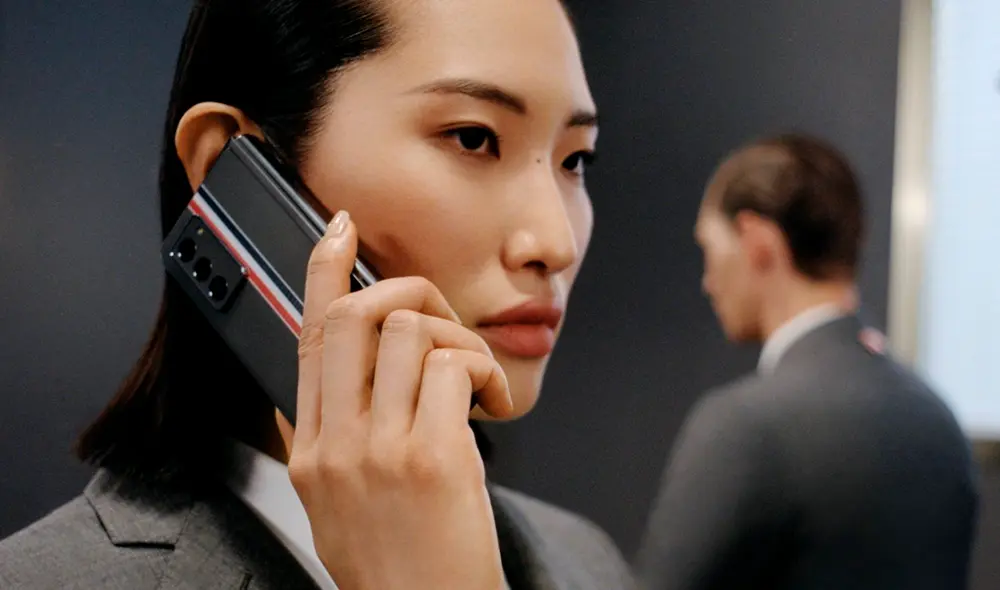 Así luce el nuevo Galaxy Z Fold 2 Thom Browne Edition. | Foto: Samsung