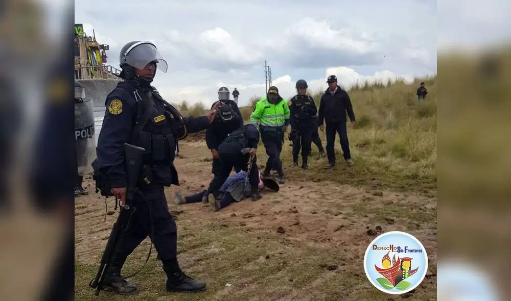 Exigen a la Policía Nacional y a minera Glencore que aclaren intervención violenta en comunidad cusqueña Exigen a la Policía Nacional y a minera Glencore que aclaren intervención violenta en comunidad cusqueña