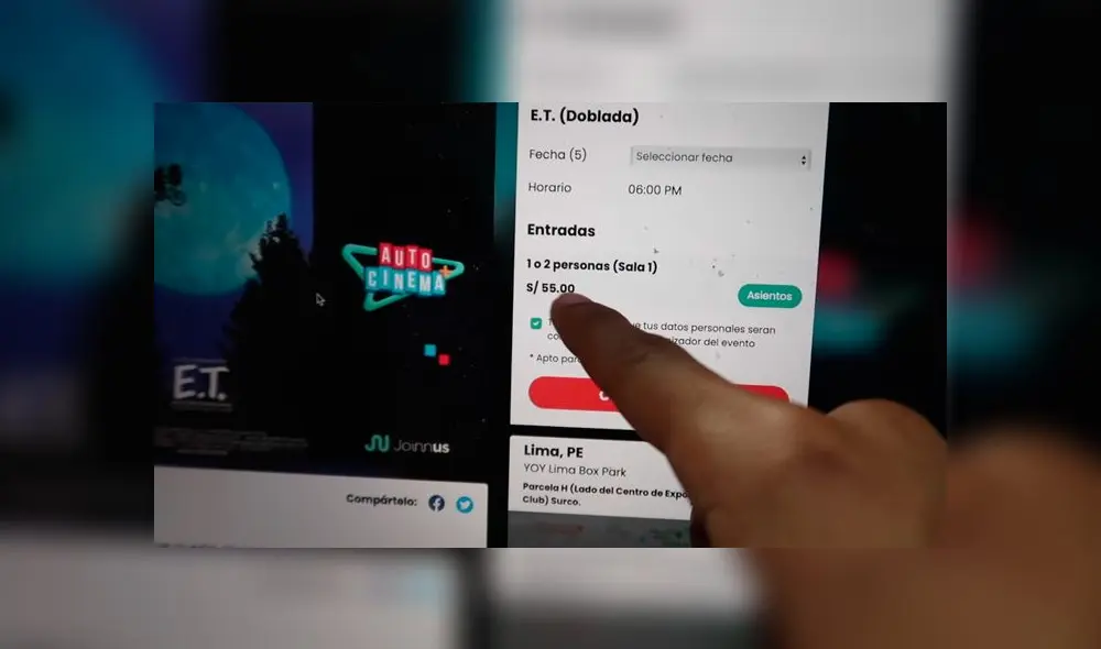 Desliza las imágenes para conocer un poco más de la experiencia que vivieron estos jóvenes en el autocinema de Lima. Foto: Desbalanceados/YouTube