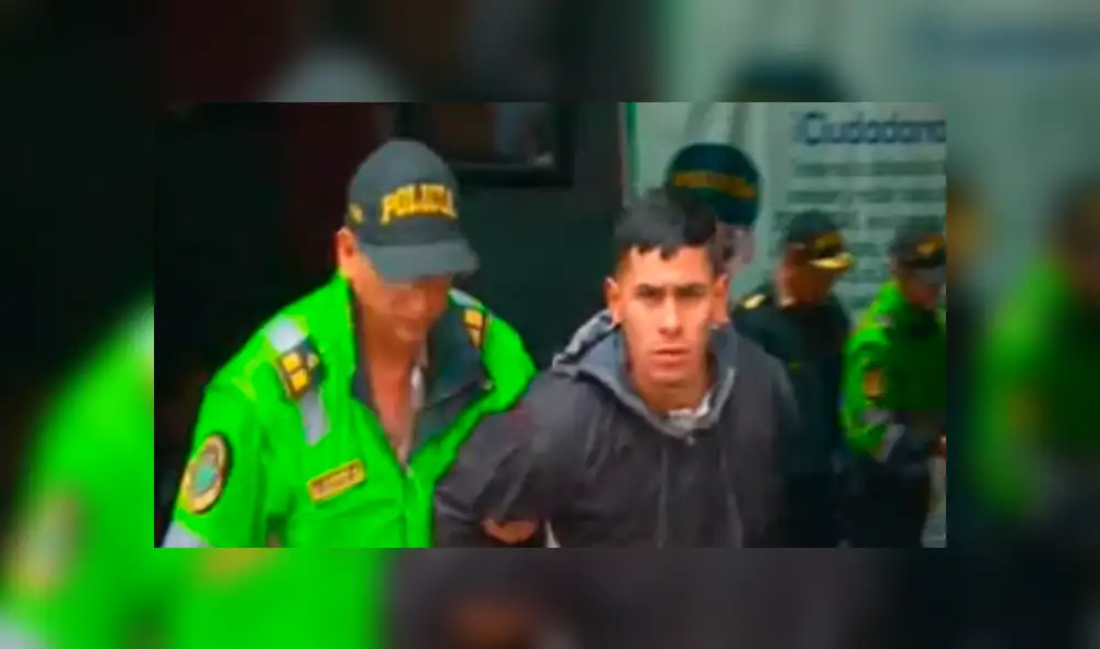 Leonel Amado es capturado tras el robo del celular. Créditos: Captura/24 Horas