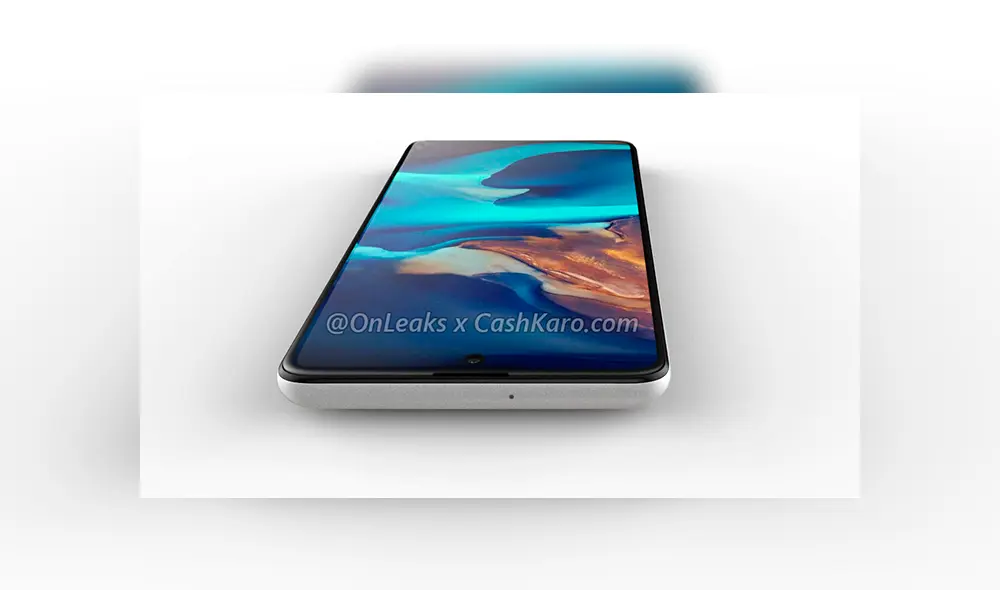 El próximo Samsung Galaxy A71 desvelado en nuevas imágenes filtradas. | Foto: OnLeaks