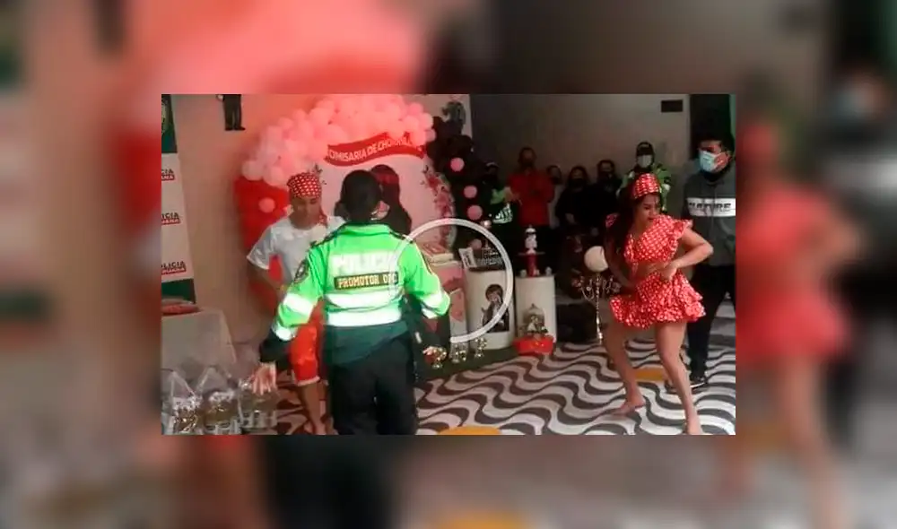 Policías en comisaría de Chorrillos Policías en comisaría de Chorrillos