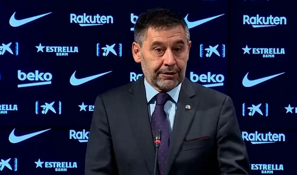 Josep María Bartomeu dejó de ser presidente del FC Barcelona. Foto: Captura de Barca TV Josep María Bartomeu dejó de ser presidente del FC Barcelona. Foto: Captura de Barca TV