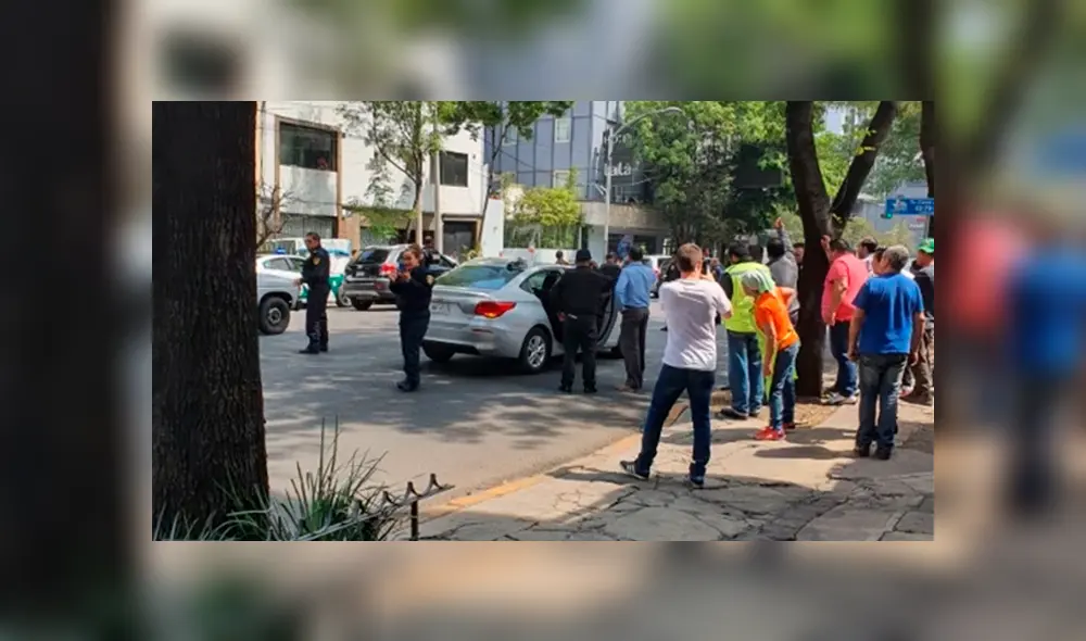 La Torre Diana, ubicada en Reforma, habría recibido una bala perdida en sus inmediaciones. Foto: Difusión.