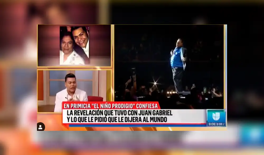 Hijo no reconocido de Juan Gabriel cuenta la inquietante revelación que le hizo el cantante [VIDEO]