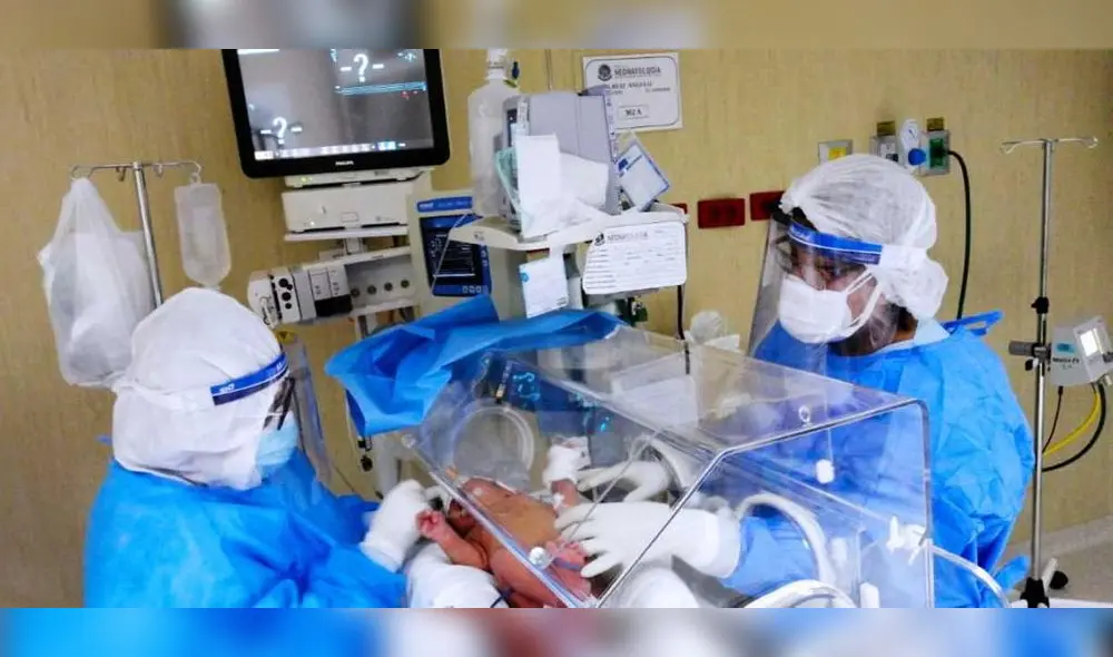 Madre fue dada de alta y aún permanecerá en cuarentena. (Foto: EsSalud).