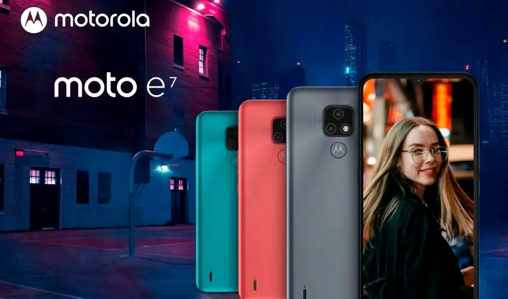 Lanzamiento oficial del nuevo Moto E7. Foto: Motorola
