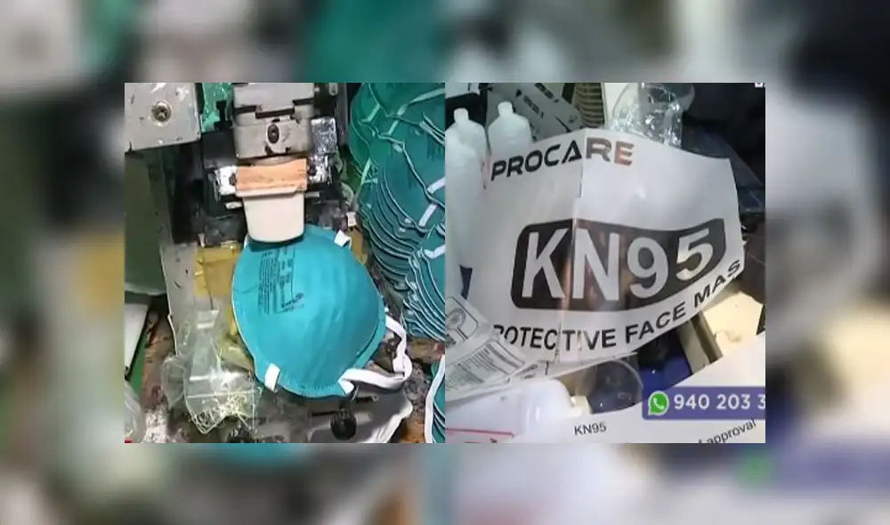 Incautan mascarillas N95. Créditos: Captura Latina