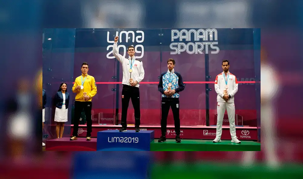 Lima 2019: peruano Diego Elías gana medalla de oro en squash.