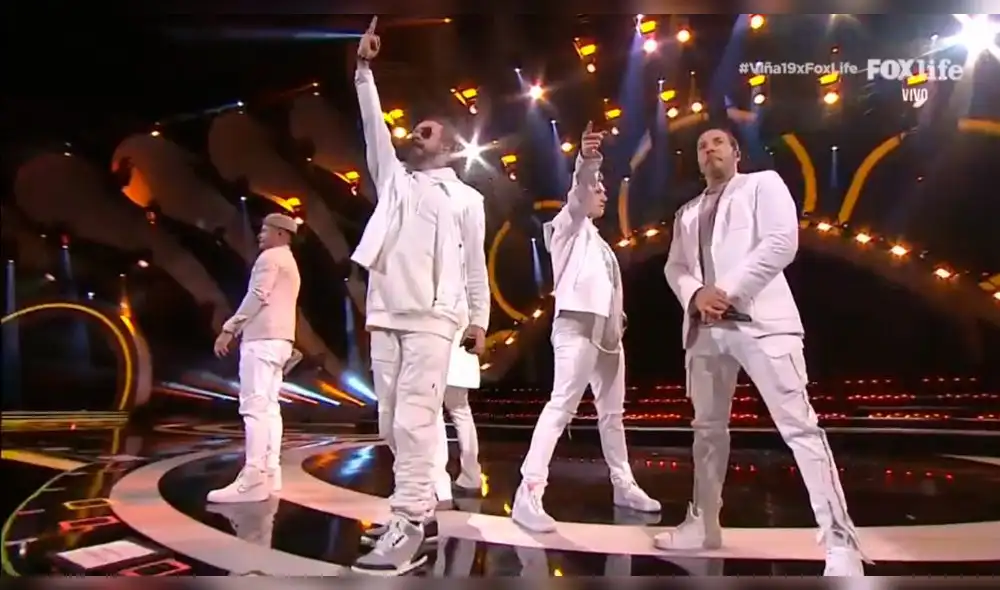 Viña del Mar 2019: Backstreet Boys cautivan a fans con sus interpretaciones