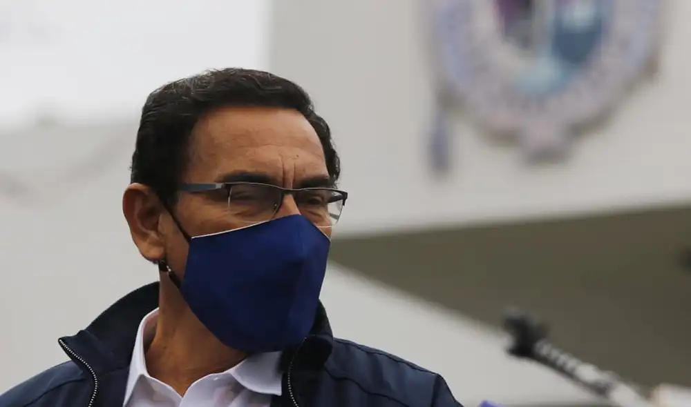 Martín Vizcarra visitó la UNMSM para supervisar segunda parte del ensayo de la candidata a vacuna COVID-29 de Sinopharm. Foto: Flavio Matos/La República