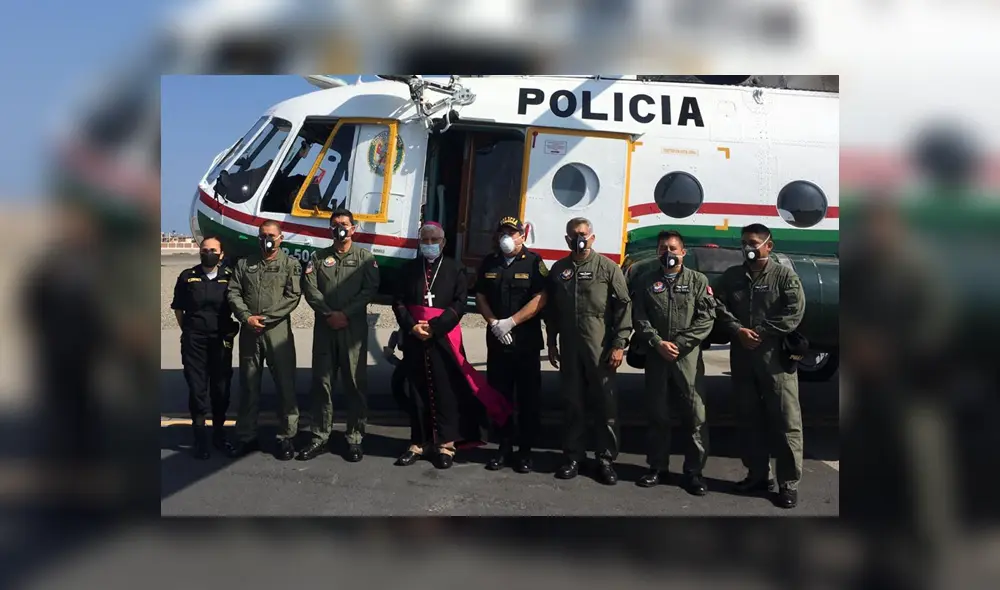 Virgen del Socorro sobrevoló el cielo de Trujillo Virgen del Socorro sobrevoló el cielo de Trujillo