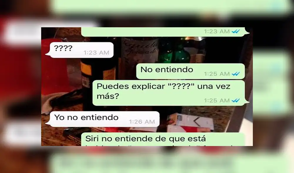 WhatsApp: Creía que era Siri, y le confiesa secreto a su hijo [FOTOS]