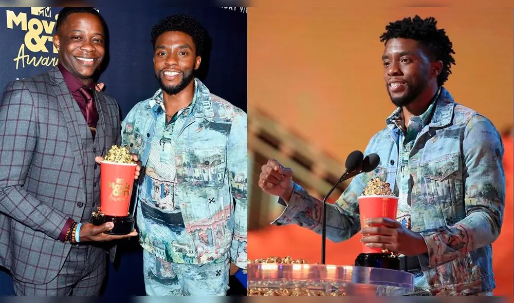 MTV Movie & TV Awards: Chadwick Boseman regaló su premio a un héroe de verdad. ¿Quién es? MTV Movie & TV Awards: Chadwick Boseman regaló su premio a un héroe de verdad. ¿Quién es?