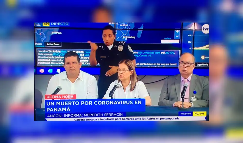 Minsitra de Salud de Panamá se pronuncia por muerte y casos de coronavirus. Foto: captura de pantalla. Minsitra de Salud de Panamá se pronuncia por muerte y casos de coronavirus. Foto: captura de pantalla.
