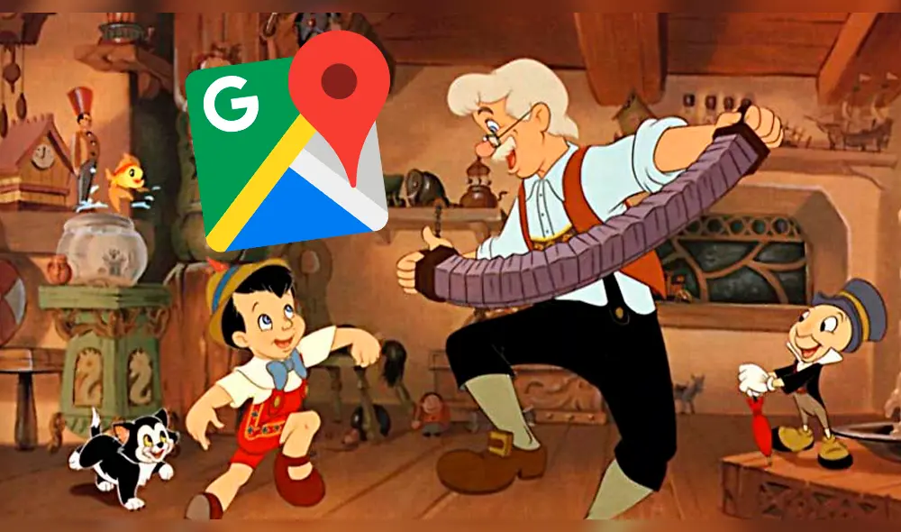 Google Maps: Miles de usuarios sorprendidos con aparición de Gepetto el papá de pinocho [FOTOS]