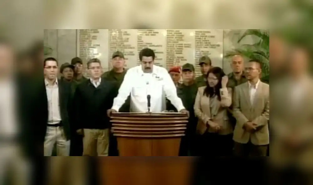Para ese momento, Nicolás Maduro era el vicepresidente de Venezuela. Foto: captura de video.