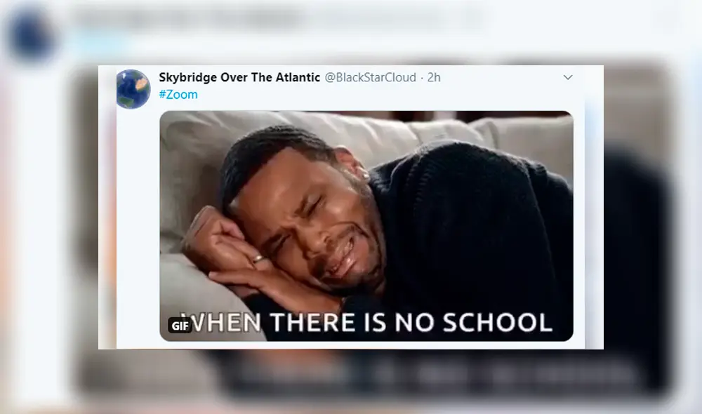 La plataforma de videollamadas y conferencias virtuales presentó fallas en sus servicios esta mañana en diversas partes del mundo. Fotocaptura: Twitter