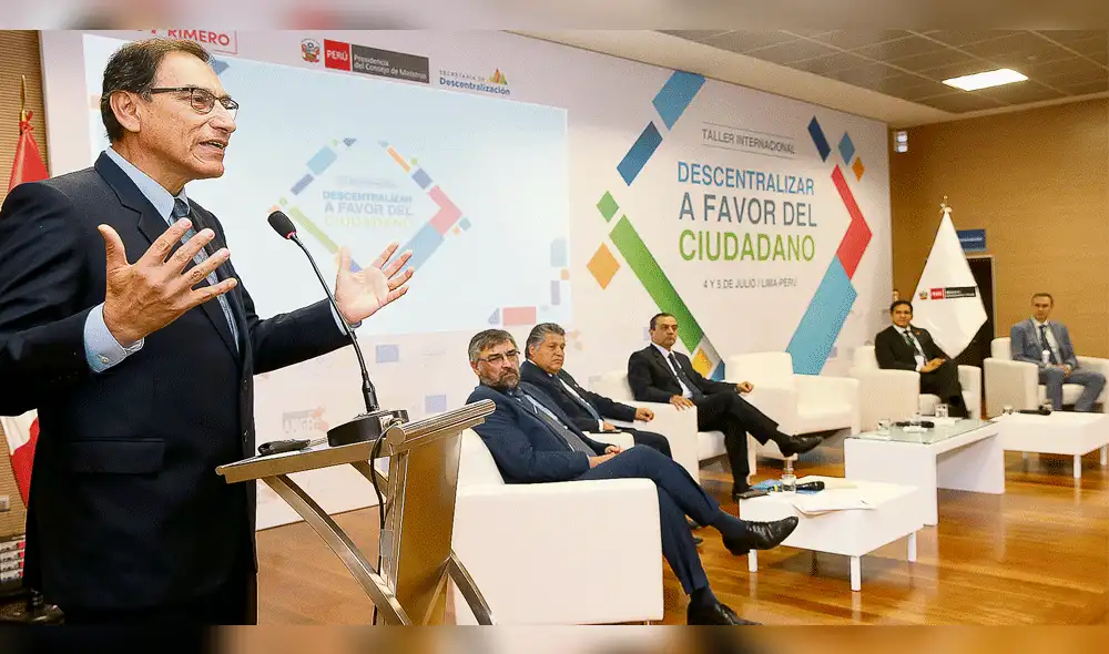 Vizcarra plantea evitar corrupción ordenando la descentralización