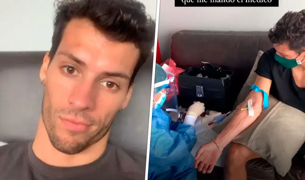 "Hoy me sacaron sangre para varias pruebas", escribió el chico reality tras complicaciones en su salud. Foto: Patricio Parodi/Instagram