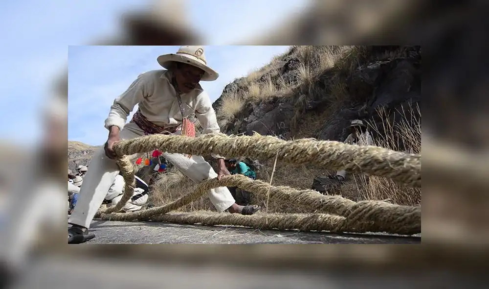 Todo listo para la renovación del Q’ESWACHAKA [VIDEO]