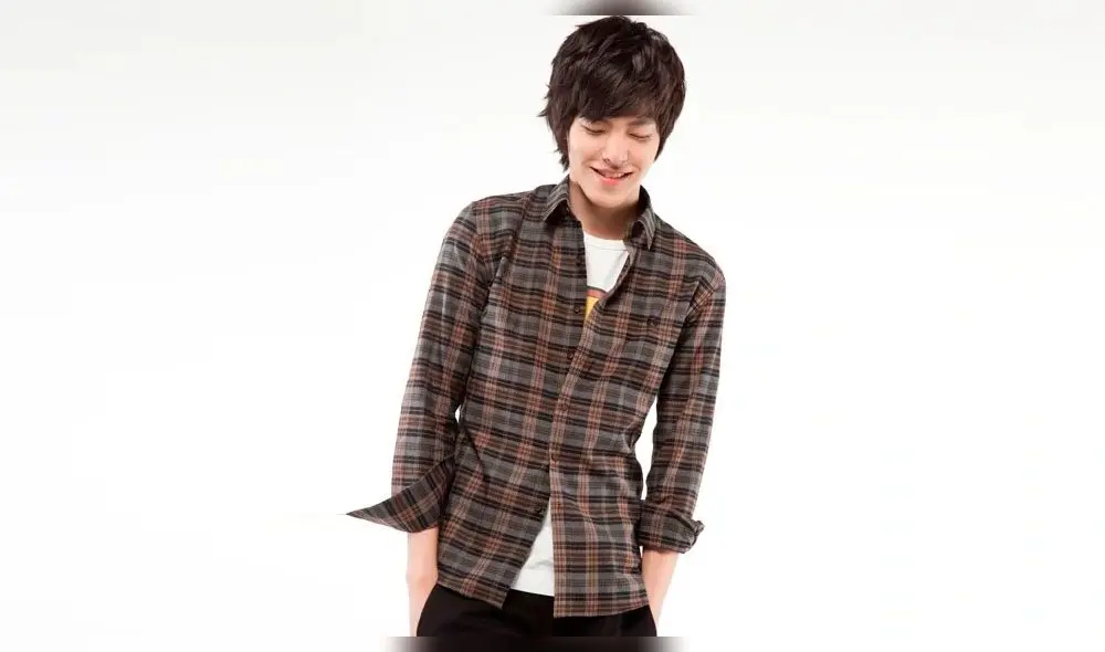 Desliza para ver más fotos de Kim Woo Bin, actor de The heirs. Créditos AM Entertainment