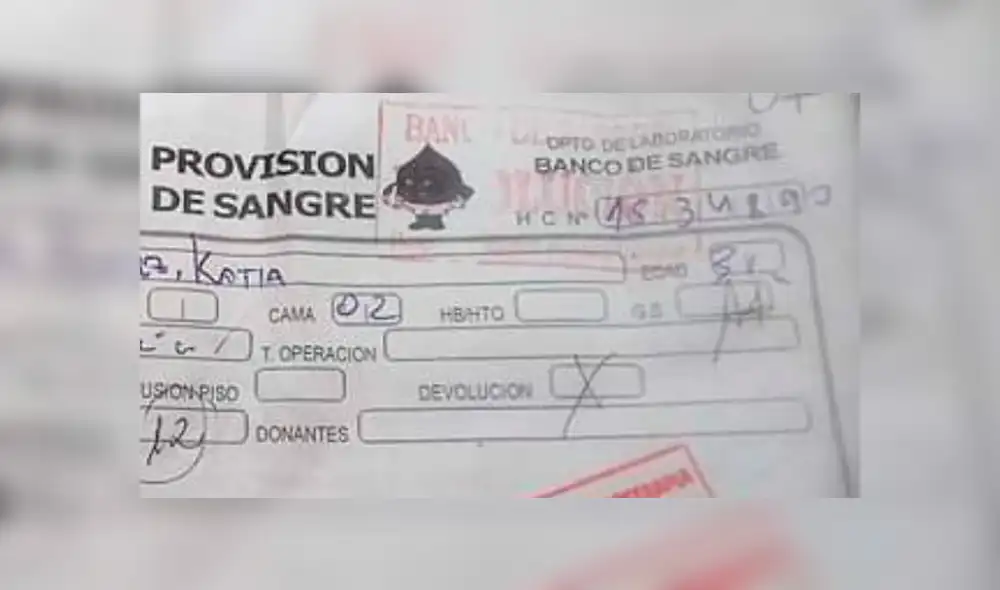 Joven requiere urgentemente donación de sangre. Foto: Captura / Facebook Joven requiere urgentemente donación de sangre. Foto: Captura / Facebook
