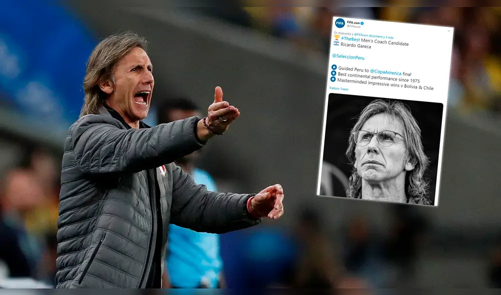 Ricardo Gareca nominado por la FIFA ser el mejor técnico del mundo. Ricardo Gareca nominado por la FIFA ser el mejor técnico del mundo.