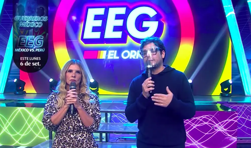 Johanna San Miguel y Gian Piero Díaz enviaron un mensaje a la audiencia. Foto: captura América TV