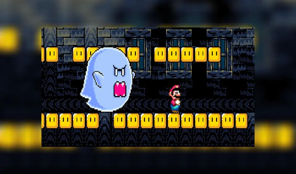 Muchos piensan que 'Big Boo' es invencible en Super Mario World, pero no es así. Foto: Captura.