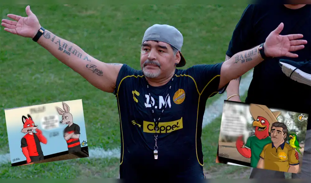 Facebook: Medio mexicano se burló de Maradona con crueles caricaturas [FOTOS]