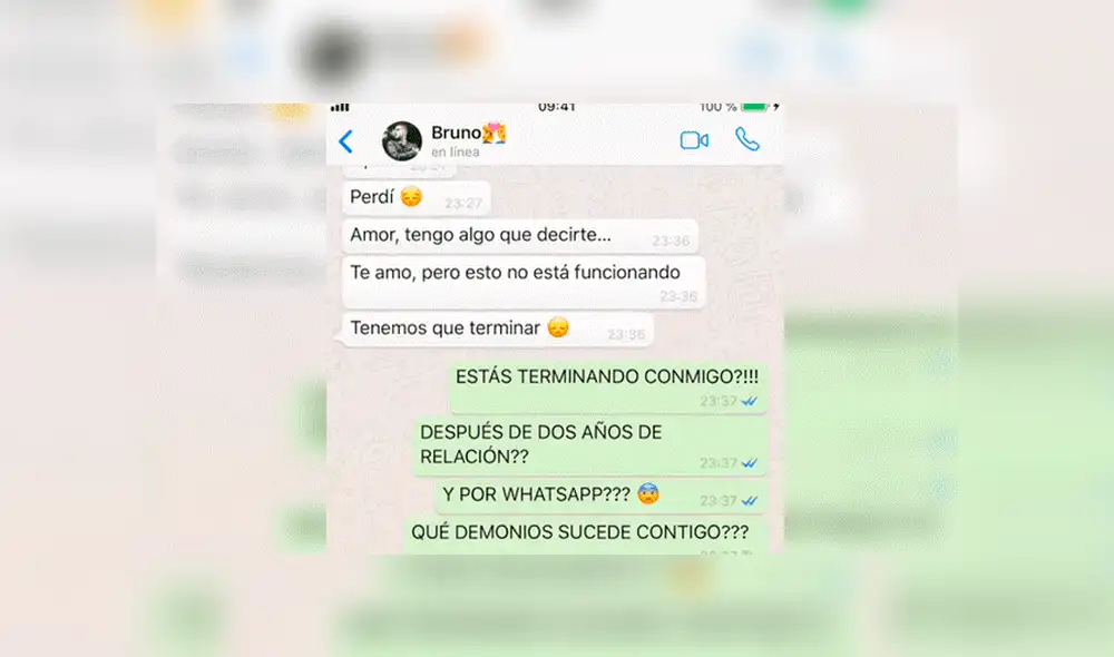 WhatsApp: Joven totalmente ebrio termina revelando oscuro secreto a su novia [FOTOS]