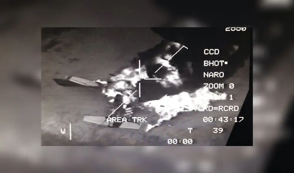 Aeronave enutralizada por el Ceofanb. Foto: Ceofanb