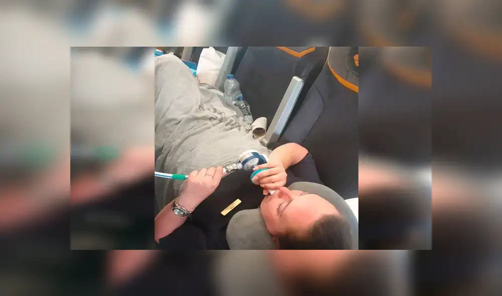 Aeromoza sufre terrible accidente. Aeromoza sufre terrible accidente.