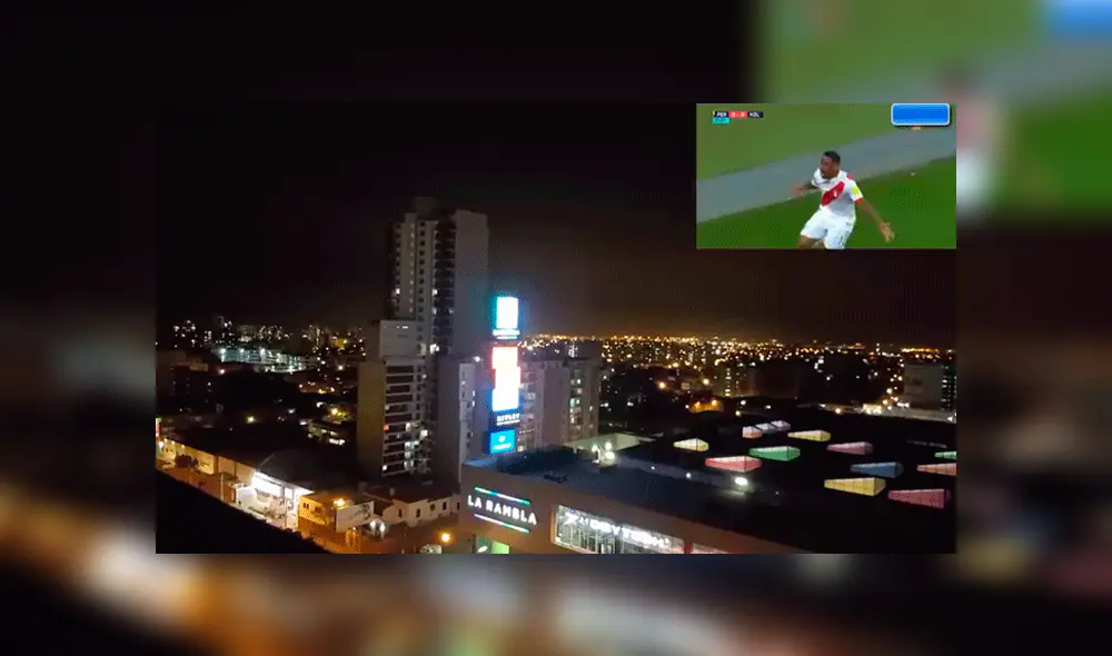 Facebook: Así se escuchó en todo Lima el primer gol de la selección peruana [VIDEO]