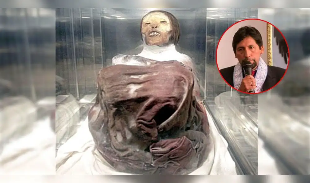 Cáceres Llica insiste con llevar Momia Juanita a Caylloma