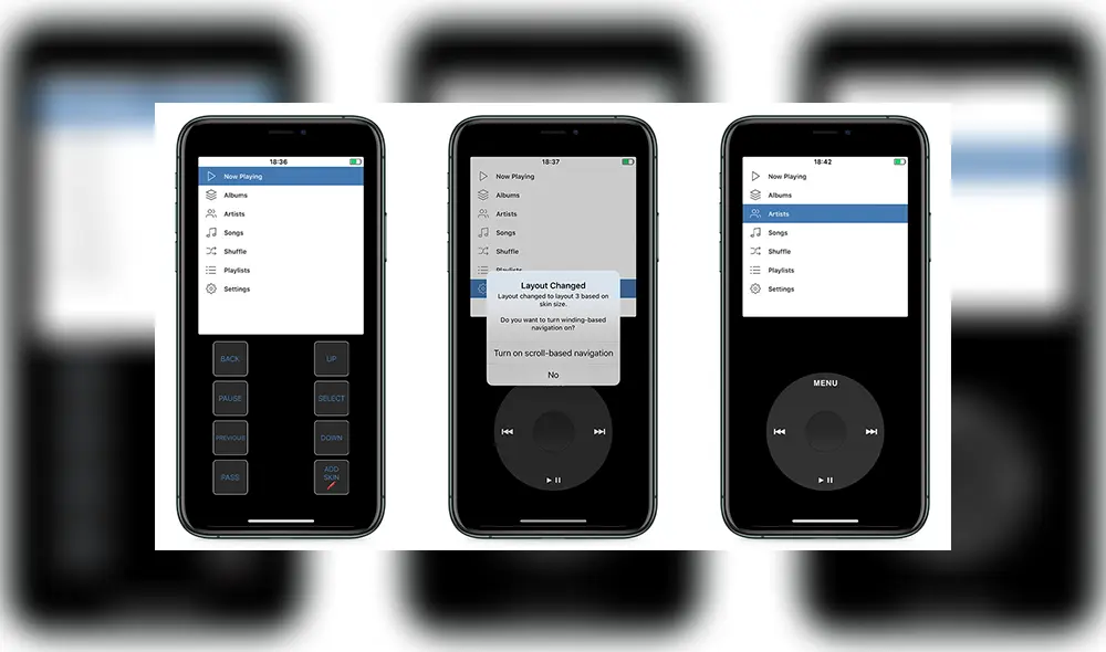 Rewound: conoce la nueva aplicación que transforma tu iPhone en el icónico iPod.