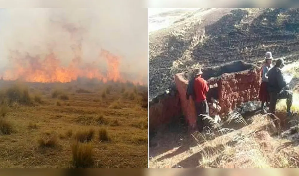 Familias perdieron sus pertenencias en incendio. Foto: Difusión. Familias perdieron sus pertenencias en incendio. Foto: Difusión.