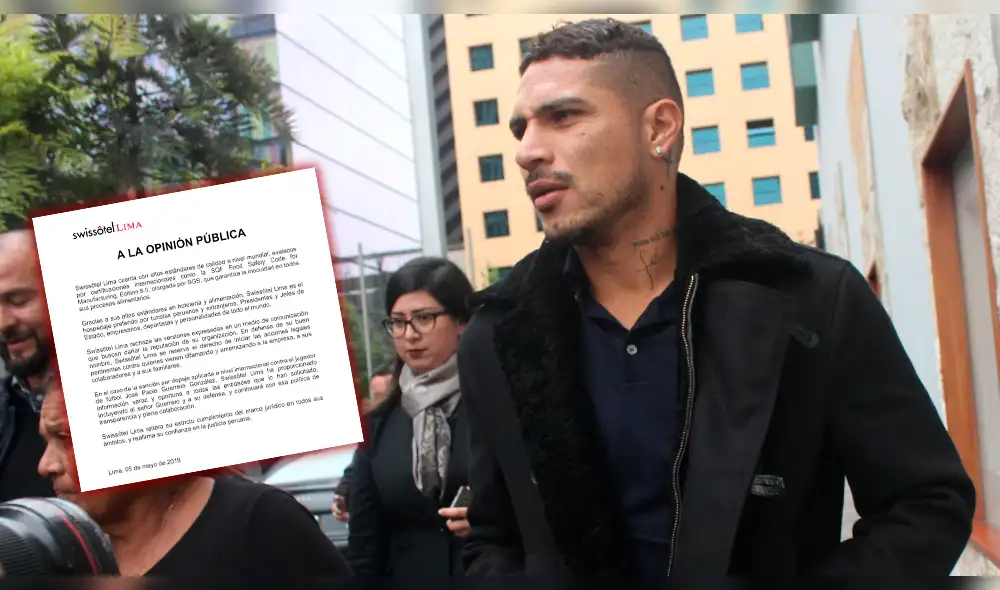 Paolo Guerrero: Swissotel responde a las declaraciones de sus exempleados 